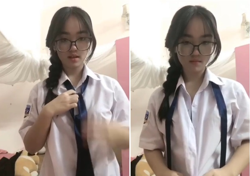 Clip sex nữ sinh xinh kính cận đỉnh chóp